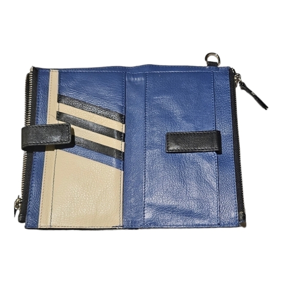 THACKER Multi-use Color block Alexis double zip Wristlet Wallet NWOT - Picture 14 of 14